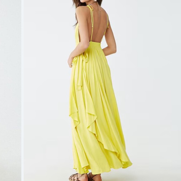 Forever 21 Size Small Yellow Boho Maxi • NEW! - Picture 4 of 15